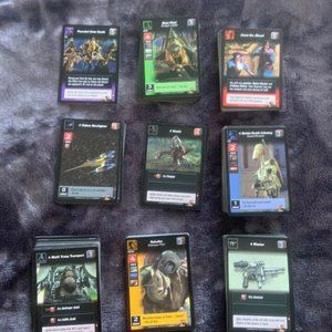 Star Wars: young Jedi collectible card game lot of 163 cards